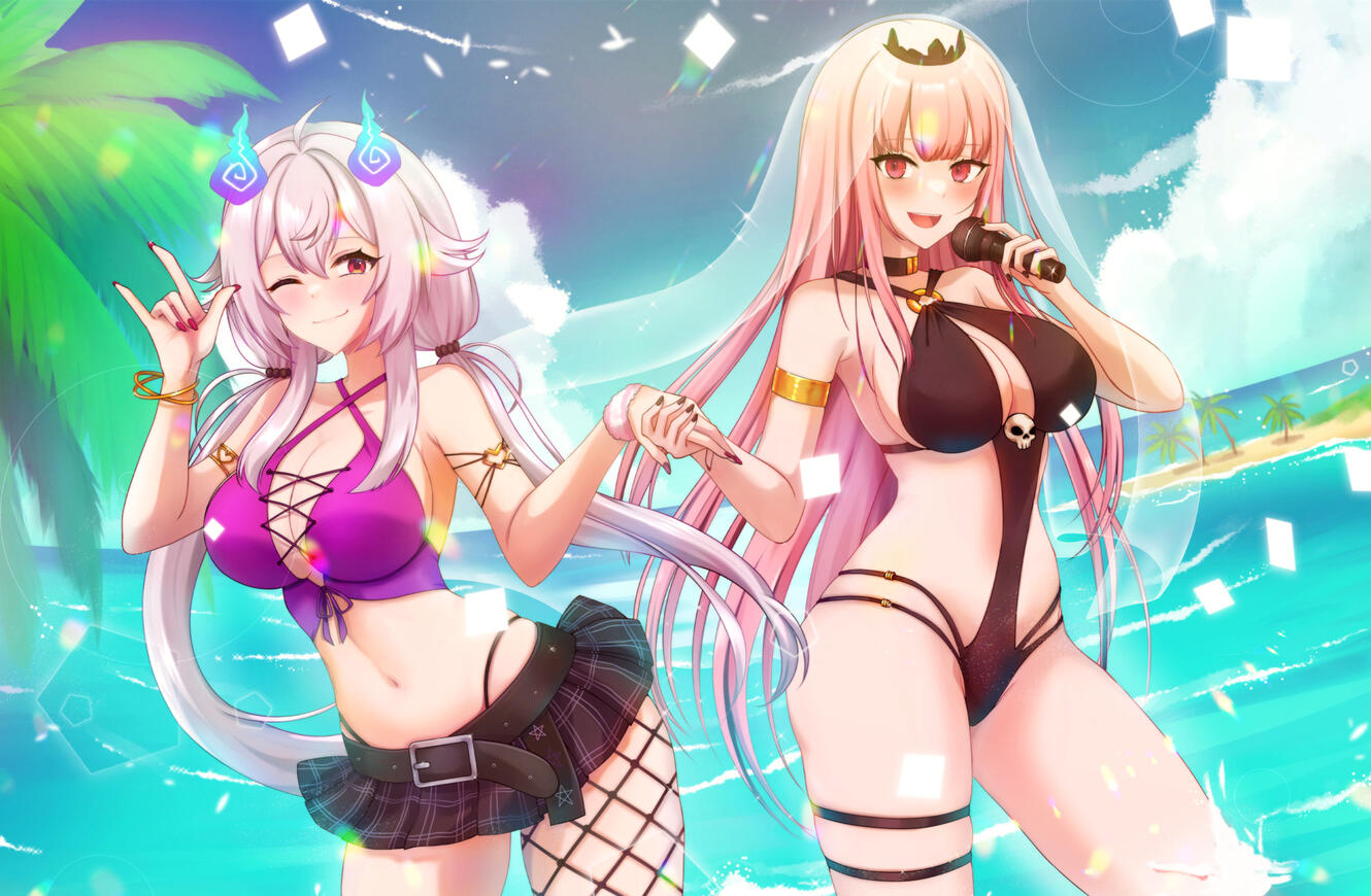 Ayaka x Calli - commission